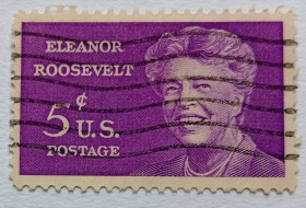 Північна Америка Северная Америка ^/--/^ США 1963 Элеонора Рузвельт, гашеная ^_^^^ 1963 — Елеонора Рузвельт, гашена - фото фото фото