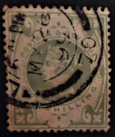 Великобританія Великобритания ^/--/^ Англия 1887 г..№ 97 гашеная ^_^^^ Англія 1887 р. No 97 гашена - фото фото фото