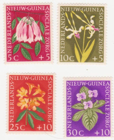 Бенілюкс Бенилюкс ^/--/^ Голландская Новая Гвинея 1959 г.№  57‑60 ** серия ^_^^^ Голландська Нова Гвінея 1959 р. No 57-60 ** серія - фото фото фото
