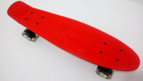 Дитячі ролики та скейти Детские ролики и скейты ^/--/^ Пенни борд Penny Cruiser 22&amp;quot; светящиеся Красный (2 /--/ T /--/ 2021) ^_^^^ Пенні борд Penny Cruiser 22&amp;quot; світяться Червоний (2 /--/ T /--/ 2021) - фото фото фото