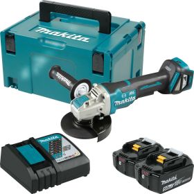 Шуруповерти, электроотвертки Шуруповерты, электроотвертки ^/--/^ Болгарка (угловая шлифовальная) Makita DGA /--/ 519 /--/ RTJ ( кейс/тушка/2 /--/ шт АКБ 5 /--/ Ач/ЗУ) Новая! - фото фото фото