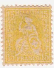 Швейцарія Швейцария ^/--/^ Швейцария 1867  г. № 30  ^_^^^ Швейцарія 1867 р. No 30 - фото фото фото