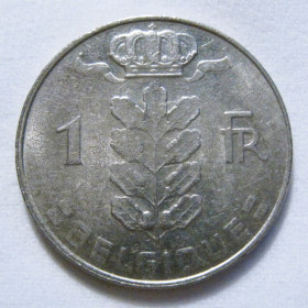 Бельгія Бельгия ^/--/^ Бельгія 1 франк 1980 року BELGIQUE #6 /--/ П /--/ 1671 ^_^^^ Бельгия 1 франк 1980 года BELGIQUE #6 /--/ П /--/ 1671 - фото фото фото