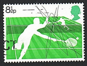 Спорт Спорт ^/--/^ Великобритания  (1977) 100-летие Уимблдонского чемпионата по теннису ^_^^^ Великобританія (1977) 100-річчя Вімблдонського чемпіонату з тенісу - фото фото фото