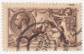 Великобританія Великобритания ^/--/^ Англия   1913 г..№ 141 гашеная ^_^^^ Англія 1913 р. No 141 гашена - фото фото фото