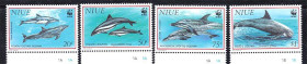 Фауна Фауна ^/--/^ NM Фауна . Ниуэ 1993 г MNH - дельфины ^_^^^ NM Фауна . Ніуе 1993 MNH - дельфіни - фото фото фото