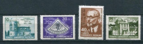 Освоєння космосу Освоение космоса ^/--/^ Турция 1961 Mi 1810-1813  50 лет обсерватории Kandilli MNH ^_^^^ Туреччина 1961 Mi 1810-1813 50 років обсерваторії Kandilli MNH - фото фото фото