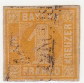 Німеччина до  року Германия до  года ^/--/^ Германия -Bayern-1862 г. № 10 гашенная ^_^^^ Німеччина - Bayern-1862 р. No 10 гашена - фото фото фото