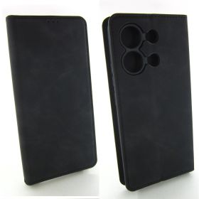 Чохли, бампера Чехлы, бампера ^/--/^ Чехол книжка Xiaomi Redmi Note 13 4 /--/ G Защита камеры (кожаный) ^_^^^ Xiaomi Redmi Note 13 4 /--/ G Захист камери (шкіряний) - фото фото фото