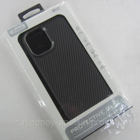 Чохли, бампера Чехлы, бампера ^/--/^ Iphone 17 Защитный чехол Kevlar style (серый карбон) ^_^^^ Iphone 17 захисний чохол Kevlar style (сірий карбон) - фото фото фото