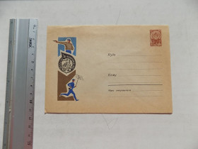 Інше Другое ^/--/^ Конверт СССР 1964-1965 гг. 3 спартакиада Худ Рылкин Надежин ^_^^^ Конверт СРСР 1964-1965 рр. 3 спартакіада Худ Рилкін Надежин - фото фото фото