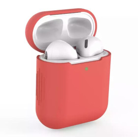 Навушники, гарнітури Наушники, гарнитуры ^/--/^ Чехол для наушников Apple Airpods 1 / 2 Красный ^_^^^ Чехол для навушників Apple Airpods 1 / 2 Червоний - фото фото фото