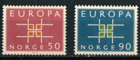 Інше Другое ^/--/^ Норвегия Европа СЕПТ 1963 ^_^^^ Норвегія Європа СЕПТ 1963 - фото фото фото