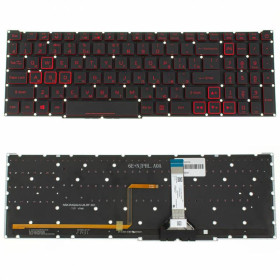 Клавіатури Клавиатуры ^/--/^ Клавиатура для ноутбука ACER (Nitro: AN /--/ 517-55) rus, black, без фрейма, подсветка клавиш RED (ОРИГИНА ^_^^^ Клавіатура для ноутбука ACER (Nitro: AN /--/ 517-55) rus, black, без фрейму, підсвічування клавіш RED (ОРИГИНА - фото фото фото