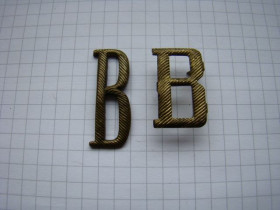 Інше Другое ^/--/^ Буквы на погоны, буква В, 2 шт. РИА и СССР. ^_^^^ Букви на погони, буква В, 2 шт. РІА і СРСР. - фото фото фото