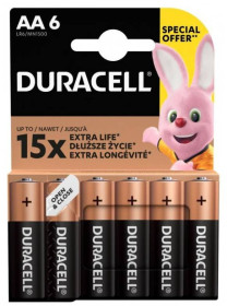 Ліхтарі, ліхтарики Фонари, фары ^/--/^ Батарейка Duracell LR /--/ 6 AA 1 /--/ шт (BAT /--/ 005) - фото фото фото