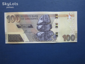 Зімбабве Зимбабве ^/--/^ Банкнота 100 доларів Зімбабве 2020 баобаб UNC прес ^_^^^ Банкнота 100 долларов Зимбабве 2020 баобаб UNC пресс - фото фото фото