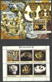 Гвінея-Бісау Гвинея-Бисау ^/--/^ Гвинея-Бисау 2003 искусство золото британский музей Клббл. ^_^^^ Гвінея-Бісау 2003 мистецтво золото британський музей Клббл. - фото фото фото