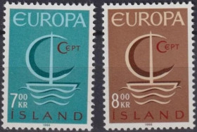 Інше Другое ^/--/^ Исландия Европа СЕПТ 1966 ^_^^^ Ісландія Європа СЕПТ 1966 - фото фото фото