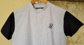 Сорочки Рубашки ^/--/^ Стильная молодежная рубашка sik silk англия ^_^^^ Молодіжна сорочка Sik Silk - фото фото фото