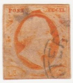 Інші країни Другие страны ^/--/^ Голландия 1852 г. № 3 гашеная ^_^^^ 1852 р. No 3 гашена - фото фото фото