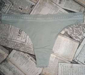 Труси Трусы ^/--/^ Трусики стринги 46-48 М р H&amp;amp;M Хлопок Гипюр ^_^^^ Трусики стринги 46-48 М р H&amp;amp;M Хлопок Гіпюр - фото фото фото