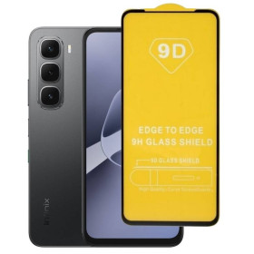 Чохли, бампера Чехлы, бампера ^/--/^ Захисне скло TDG 9 /--/ D для Infinix Hot 60 /--/ i (X /--/ 6728) повна проклейка чорний ^_^^^ Защитное стекло TDG 9 /--/ D для Infinix Hot 60 /--/ i (X /--/ 6728) полная проклейка черный - фото фото фото