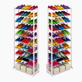 Передпокої Прихожие ^/--/^ Полиця для взуття на 30 пар Amazing Shoe Rack ^_^^^ Полка для обуви на 30 пар Amazing Shoe Rack - фото фото фото