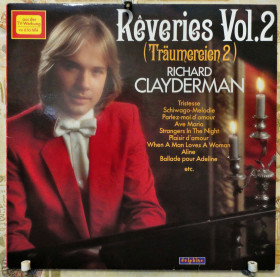 Платівки Пластинки ^/--/^ Richard Clayderman - Rêveries Vol.2    (Träumereien 2)  NM/EX++ ^_^^^ Richard Clayderman - Rêveries Vol.2 (Träumereien 2) NM/EX++ - фото фото фото