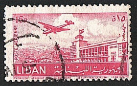 Ліван Ливан ^/--/^ Ливан  (1952) Авиапочта. Аэропорт Бейрута ^_^^^ Ліван (1952) Авіапошта. Аеропорт Бейрута - фото фото фото
