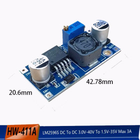 Плати Платы ^/--/^ LM /--/ 2596 DC DC 3.2-35 /--/ V -&amp;gt; 1.25-35 /--/ V 3 А hw /--/ 411 /--/ a HW 411 A преобразователь понижающий регулируемый плата ^_^^^ LM /--/ 2596 DC DC 3.2-35 /--/ V - &amp;gt; 1.25-35 /--/ V 3 А hw /--/ 411 /--/ a HW 411 A перетворювач знижує регульований плата - фото фото фото