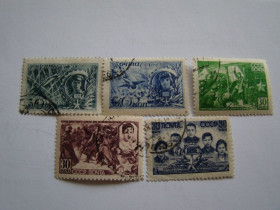 СРСР - СССР - ^/--/^ СССР, Михель 2009, 860-864, Герои Великой Отечественной войны 1941-1945. ^_^^^ СРСР, Міхель 2009, 860-864, Герої Великої Вітчизняної війни 1941-1945. - фото фото фото