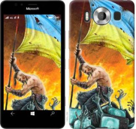 Чохли, бампера Чехлы, бампера ^/--/^ Чехол на Microsoft Lumia 950 Dual Sim Сильна Україна 1966 /--/ u-294 - фото фото фото