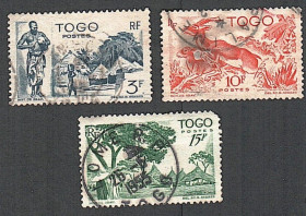 Того Того ^/--/^ Того  (1947) Французская колония. Местные виды ^_^^^ 1947 — Французька колонія. Місцеві види - фото фото фото