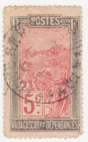 Мадагаскар Мадагаскар ^/--/^ Франция Колонии  (Мадагаскар)1922 г..№ 198 гашеная ^_^^^ Франція Колонії (Мадагаскар) 1922 р. No 198 гашена - фото фото фото
