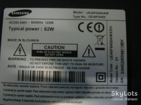 Інші комплектуючі Другие комплектующие ^/--/^ Запчасти к телевизору Samsung UE /--/ 40 /--/ F /--/ 6400   (LSF /--/ 400 /--/ HJ /--/ 01 BN /--/ 41-01939 /--/ B, WIDT /--/ 30 /--/ Q BN /--/ 59-01161 /--/ A) ^_^^^ Запчастини до телевізора Samsung UE /--/ 40 /--/ F /--/ 6400 (LSF /--/ 400 /--/ HJ /--/ 01 BN /--/ 41-01939 /--/ B, WIDT /--/ 30 /--/ Q BN /--/ 59-01161 /--/ A) - фото фото фото