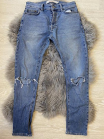 Штани Брюки ^/--/^ Чоловічі рвані джинси скіні topman (no /--/ 106) ^_^^^ Мужские рваные джинсы скиные topman (no /--/ 106) - фото фото фото