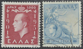 Інше Другое ^/--/^ Греция Король Павел I 1952 ^_^^^ Греція Король Павло I 1952 - фото фото фото
