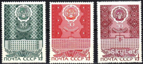 СРСР - СССР - ^/--/^ СССР 1970 Удмуртия Калмыкия Мари-Эл СК 3849-3851 MNH ^_^^^ СРСР 1970 Удмуртія Калмикія Марі-Ел СК 3849-3851 MNH - фото фото фото