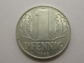 НДР, ФРН ГДР, ФРГ ^/--/^ Германия - ГДР 1 пфенниг 1968 года 3 /--/ П /--/ 1121 ^_^^^ Німеччина - НДР 1 пфеніг 1968 року 3 /--/ П /--/ 1121 - фото фото фото