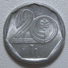 Чехія Чехия ^/--/^ Чехія 20 гелерів 1995 року b 43464 ^_^^^ Чехия 20 гелеров 1995 года b 43464 - фото фото фото