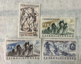 Чехословаччина Чехословакия ^/--/^ (S) Чехословаччина  1957 р. *  (S) ^_^^^ (S) Чехословакия 1957 г.* (S) - фото фото фото