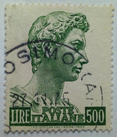 Італія, Ватикан Италия, Ватикан ^/--/^ Италия 1957 Святой Георг, гашеная (I) ^_^^^ Італія 1957 Святий Георг, гашена (I) - фото фото фото