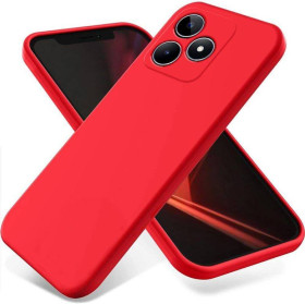 Чохли, бампера Чехлы, бампера ^/--/^ Чохол Fiji Full Soft Premium для Realme Note 50 (RMX /--/ 3834) протиударний бампер з мікрофіброю Red ^_^^^ Чехол Fiji Full Soft Premium для Realme Note 50 (RMX /--/ 3834) противоударный бампер с микрофиброй Red - фото фото фото