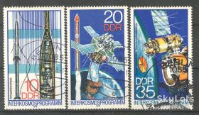 Освоєння космосу Освоение космоса ^/--/^ ГДР 1978 космос Mi 2310-2312 ^_^^^ НДР 1978 космос Mi 2310-2312 - фото фото фото