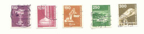 Румунія Румыния ^/--/^ Германия 1982  марки  5 шт  гаш ^_^^^ Німеччина 1982 марки 5 шт гаш - фото фото фото