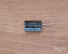 Конденсатори Конденсаторы ^/--/^ 100 /--/ мкф  100 /--/ В.   Capxcon 105°C. ^_^^^ 100 /--/ мкФ* 100 /--/ В. Capxcon 105°C. - фото фото фото