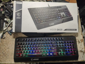 Клавіатури Клавиатуры ^/--/^ Игровая клавиатура с подсветкой MSI Vigor GK /--/ 20 USB № 25300503 ^_^^^ Ігрова клавіатура з підсвічуванням MSI Vigor GK /--/ 20 USB No 25300503 - фото фото фото