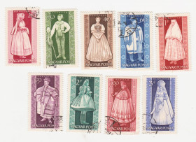 Угорщина Венгрия ^/--/^ Венгрия 1963 г. № 1977‑1985 гашеная серия ^_^^^ Угорщина 1963 р. No 1977‐1985 гашена серія - фото фото фото