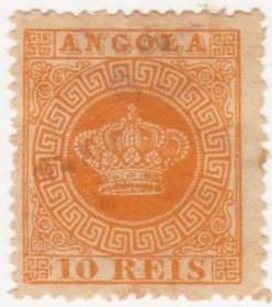 Ангола Ангола ^/--/^ Ангола 1870 г № 2 А гашеная ^_^^^ 1870 р. No 2 А гашена - фото фото фото